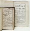 CORNARO. Sure and Certain Methods of Attaining a Long and Healthful Life. 1727 + CHEYNE. An Essay on Health and Long Life. 1725